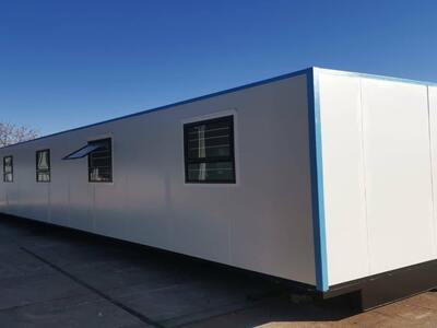 Park home clinic solution by ADC Container Solutions for healthcare and medical facilities