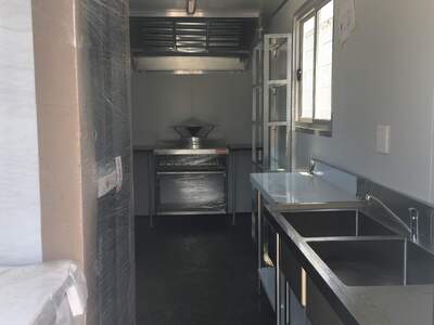 Park home small business kitchen by ADC Container Solutions for startups and food businesses.